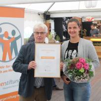 Juliane Futtermann erhält den Ehrenamtspreis 2021 der Bürgerstiftung Neuenkirchen Vörden